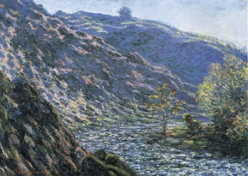 Claude Monet Torrent,Creuse Norge oil painting art